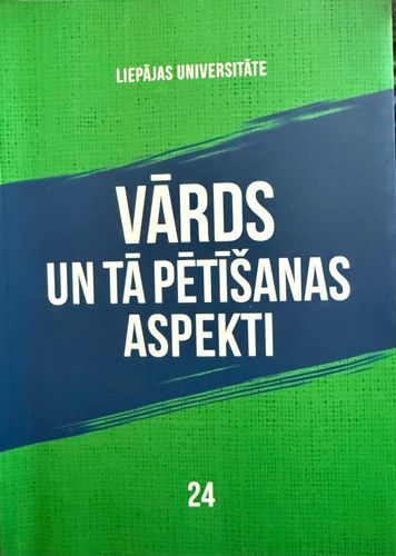 Vārds un tā pētīšanas aspekti 24 (1/2)