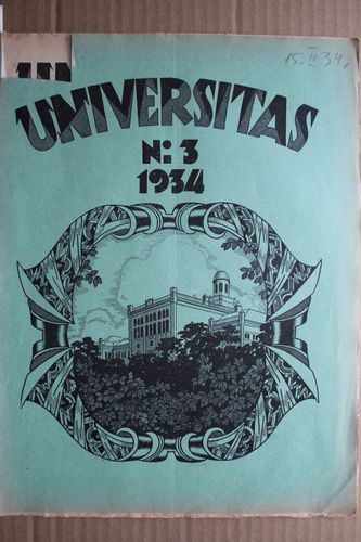 Universitas 1934 g. Nr.3