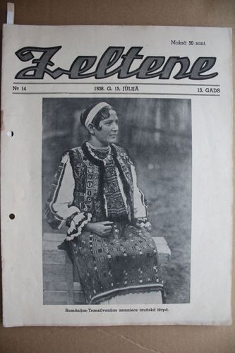 Zeltene. 1938  g. Nr.14
