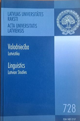 Latvijas Universitātes Raksti Nr. 728