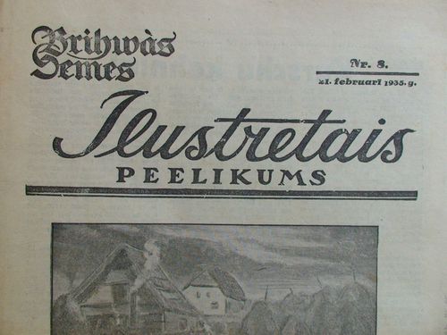 Brīwās Zemes Ilustretais Pielikums. 1935 g. Nr.8