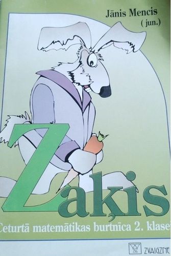 Zaķis. Ceturtā matemātikas burtnīca 2. klasei