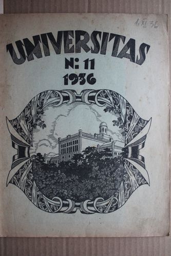 Universitas 1936g. Nr.11