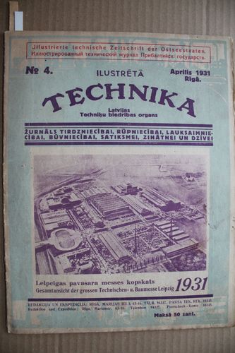 Ilustrētā Technika.  1931g. Nr.  4
