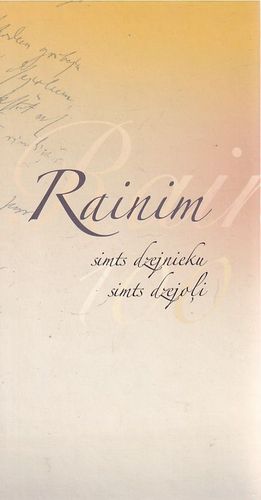 Rainim. Simts dzejnieku, simts dzejoļi