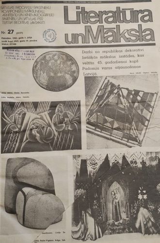 Literatūra un māksla 1985 gads Nr. 27-52