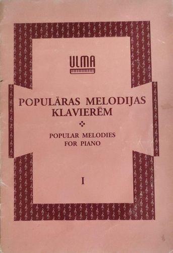 Populāras melodijas klavierēm I