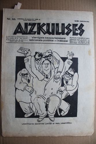 Aizkulises.  1929 g. Nr. 38.