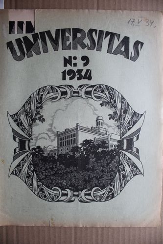 Universitas 1934 g. Nr.9