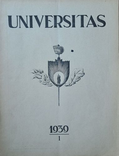 Universitas 1/1939