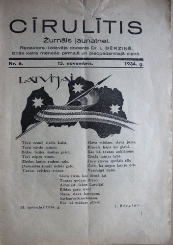 Cīrulītis  1934 g.  Nr. 6
