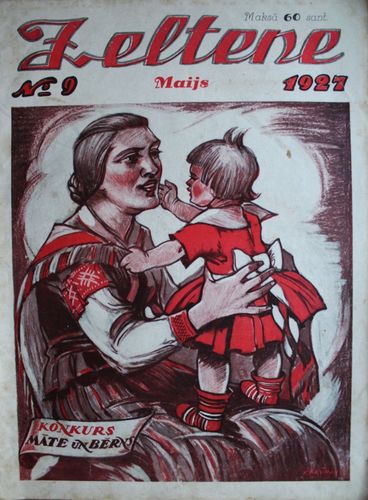 Zeltene. 1927 g. Nr.  9   (ar pielikumu Mazajiem.)