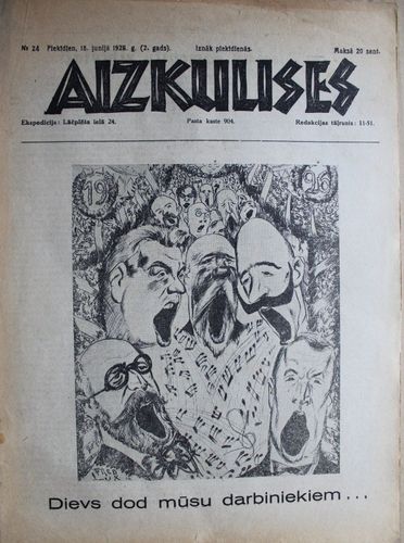 Aizkulises.  1926 g.Nr.24