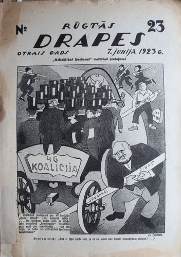 Rūgtās Drapes. 1923g. Nr. 23