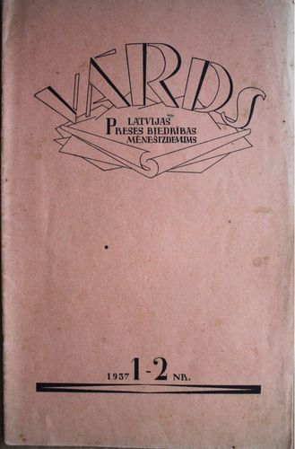 Vārds. 1937 g. Nr. 1-2.