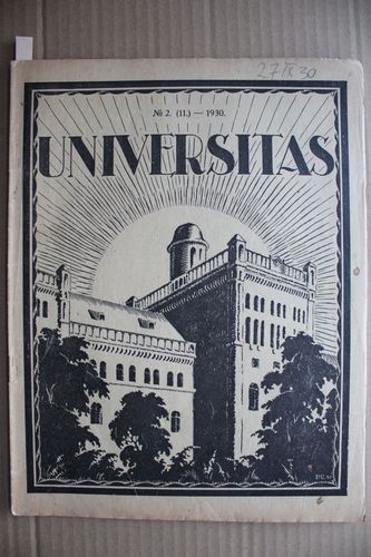 Universitas 1930 g. Nr. 2(11).