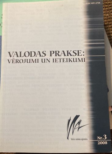 Valodas prakse: vērojumi un ieteikumi nr.3 (2008)