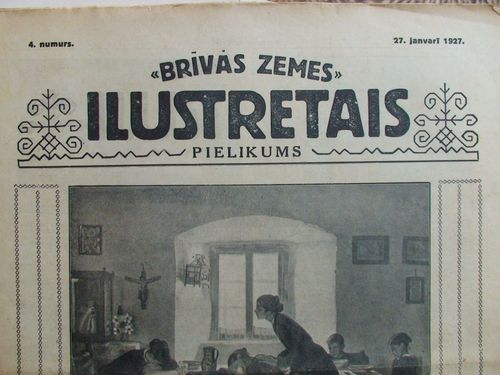 Brīvās Zemes Ilustretais Pielikums. 1927 g. Nr.4