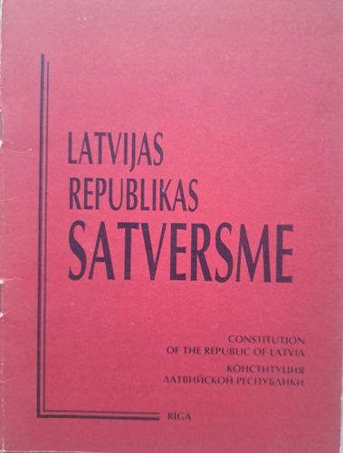 Latvijas Republikas Satversme