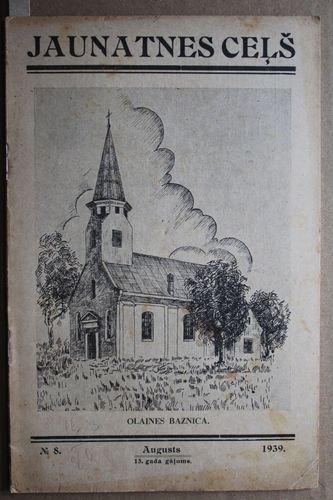 Jaunatnes Ceļš. 1939 g. Nr.8