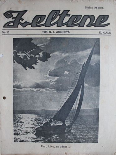 Zeltene. 1938  g. Nr.15
