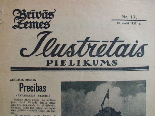 Brīvās Zemes Ilustrētais Pielikums. 1937 g. Nr.17