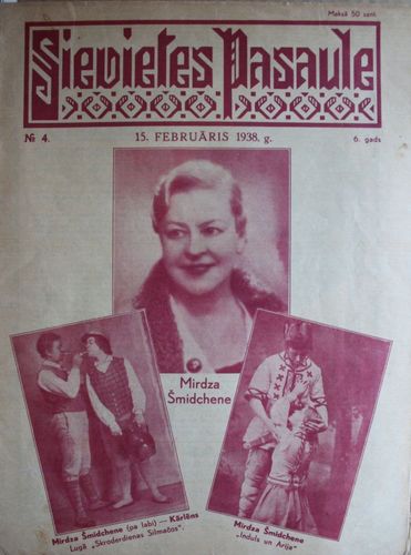 Sievietes Pasaule. 1938 g. Nr.  4