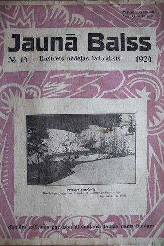 Jaunā Balss. 1924 g. Nr. 14
