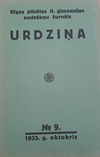 Urdziņa Nr. 9 1933