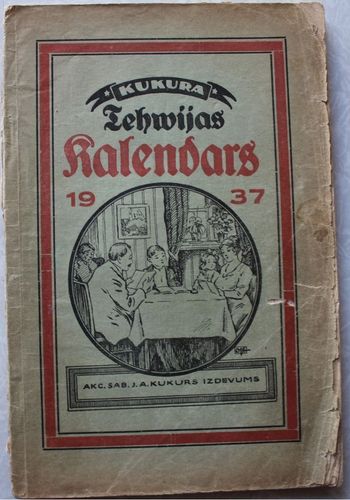 Kukura Tēvijas kalendars 1937. g.