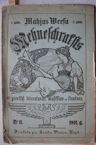 Mājas  Wiesa Mēnešraksts.   1901 g. Nr. 11