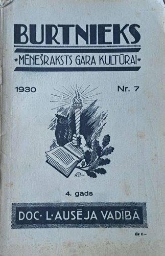 Burtnieks Nr. 7 1930