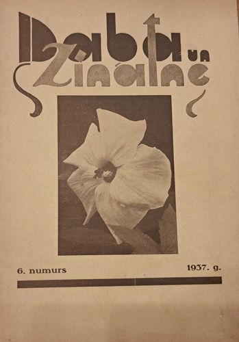 Daba un Zinātne Nr. 6 1937