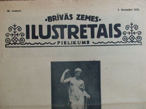 Brīvās Zemes Ilustretais Pielikums. 1929 g. Nr.46
