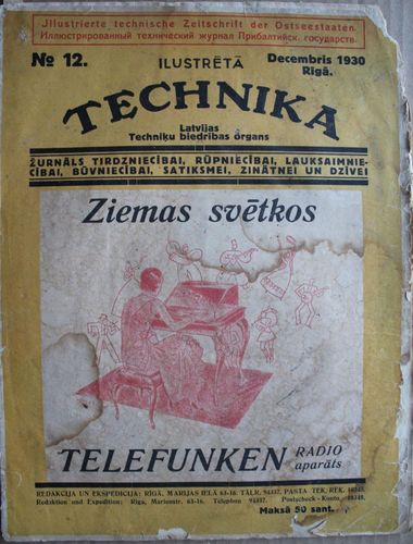 Ilustrētā Technika.  1930g.  Nr.12