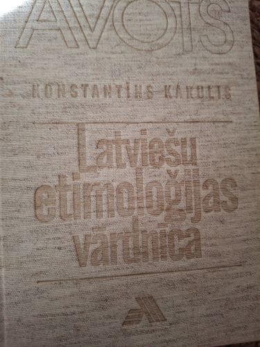 Latviešu etimoloģijas vārdnīca