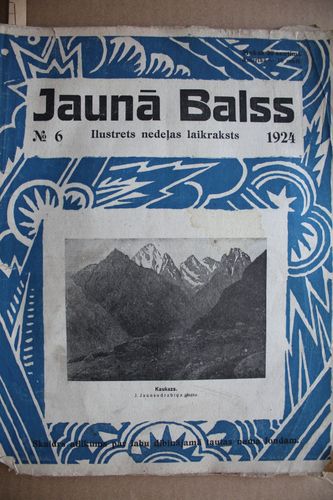 Jaunā Balss. 1924 g. Nr. 6
