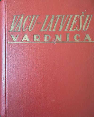 Vācu - latviešu vārdnīca