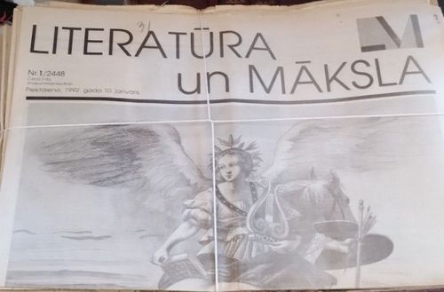Literatūra un māksla 1992 gads Nr. 1-52