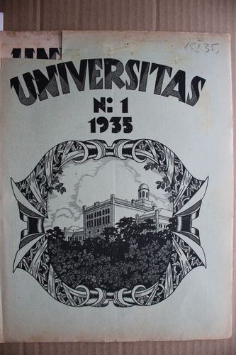 Universitas 1935 g. Nr.1