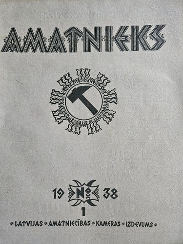 Amatnieks .1938.Nr.1