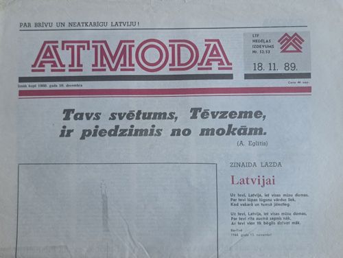 Atmoda 18/11/1989