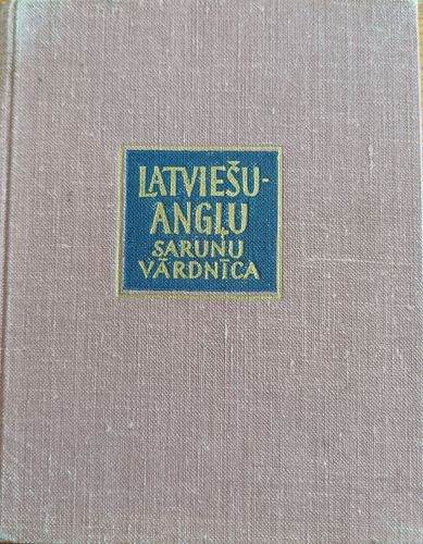 Latviešu-angļu sarunu vārdnīca