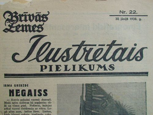 Brīvās Zemes Ilustrētais Pielikums. 1938 g. Nr.22