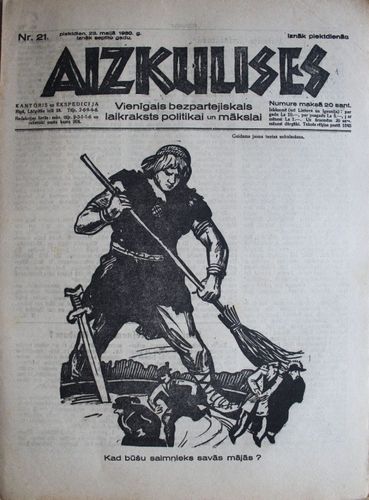 Aizkulises.  1930 g. Nr.  21