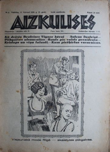 Aizkulises.  1926 g. Nr.6