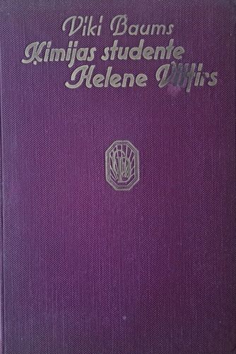 Ķīmijas studente Helēne Vilfīr