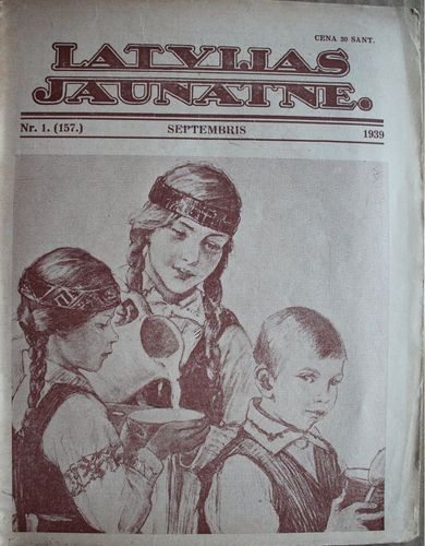 Latvijas Jaunatne. 1939 g. Nr.1(157).