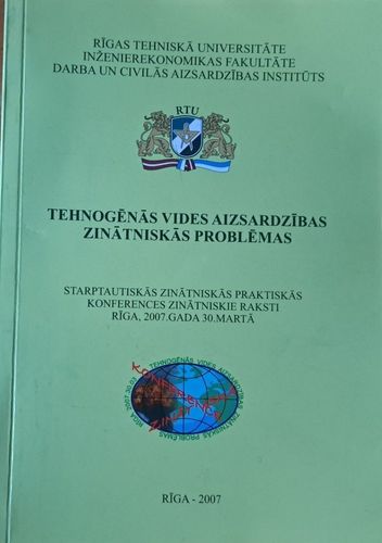 Tehnogēnās vides aizsardzības zinātniskās problēmas