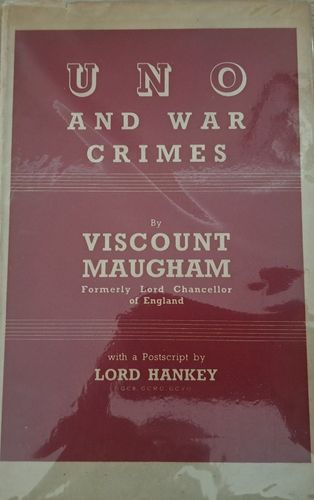 U.N.O. and War Crimes